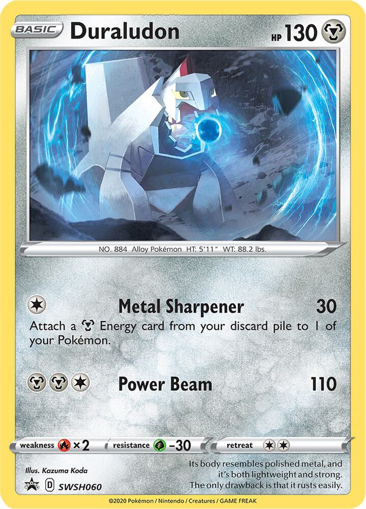 Pokemon Duraludon SWSH060 SWSH Black Star Promos