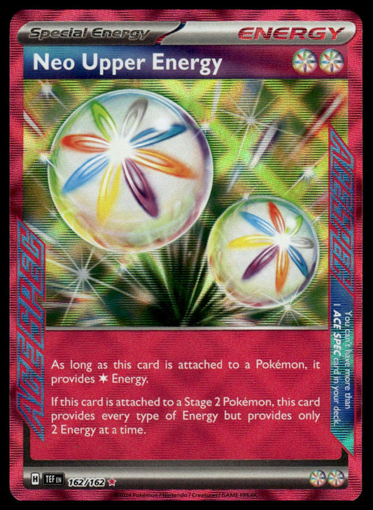 Pokemon TCG Neo Upper Energy #162/162 SV05: Temporal Forces