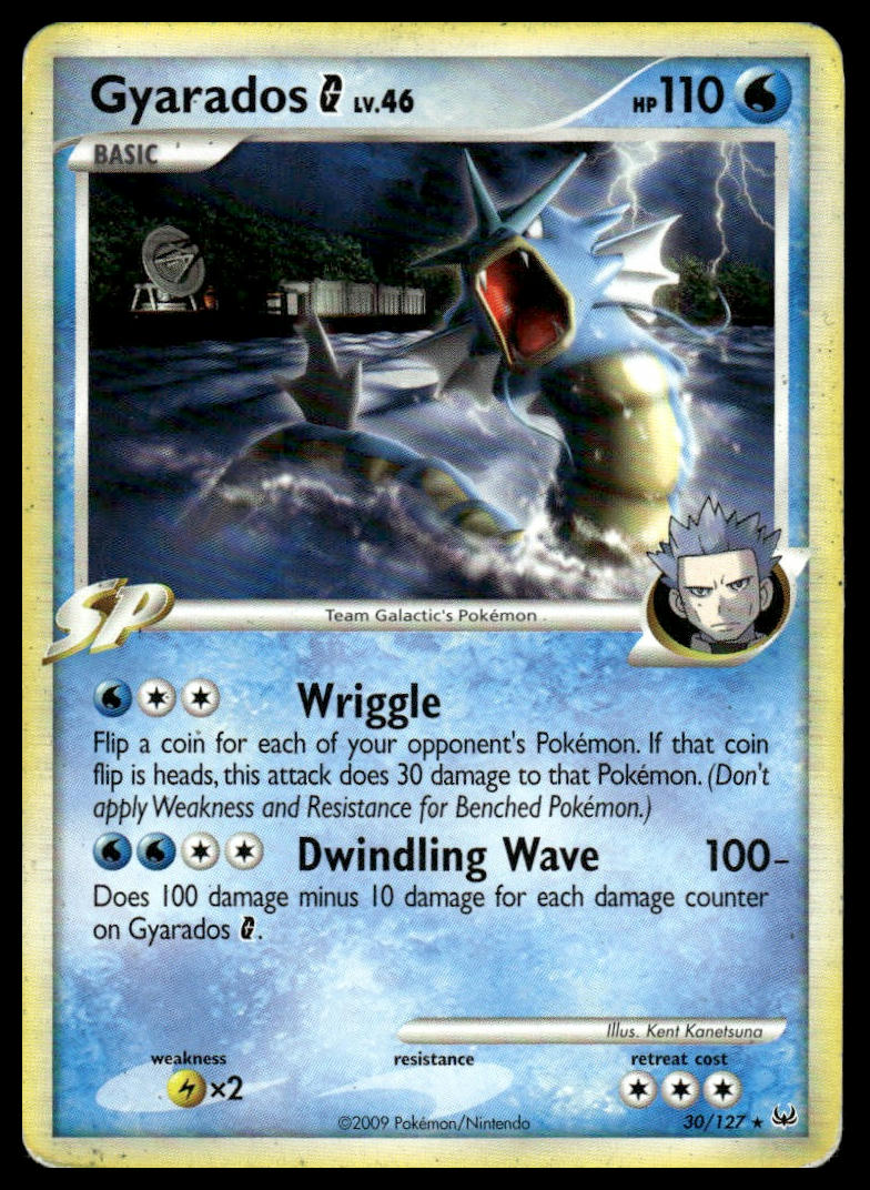 Pokemon TCG Gyarados G #30/127 Platinum