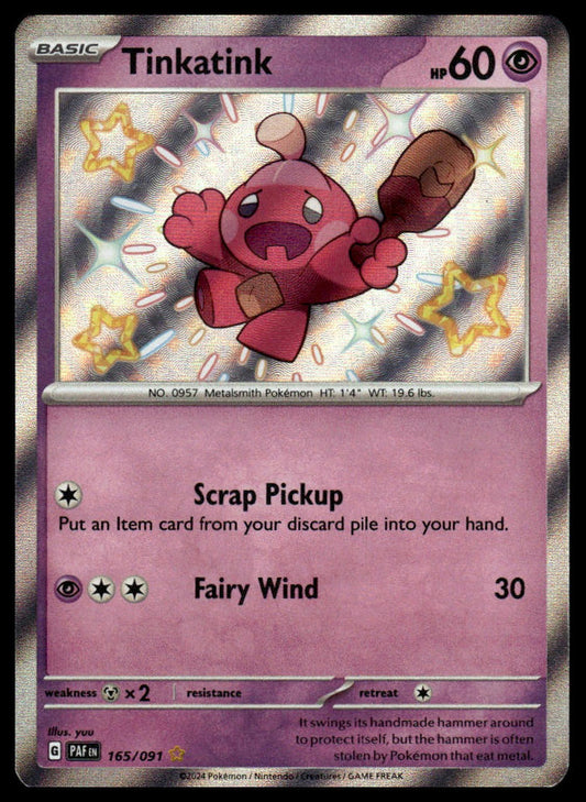Pokemon TCG Tinkatink #165/091 SV: Paldean Fates