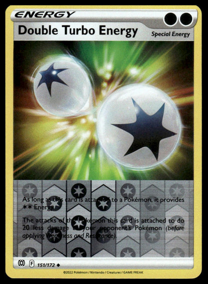 Pokemon TCG Double Turbo Energy #151/172 SWSH09: Brilliant Stars