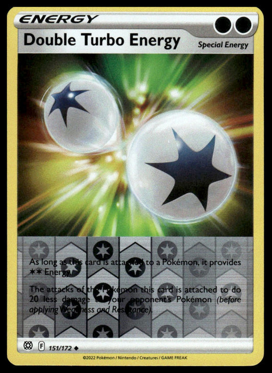 Pokemon TCG Double Turbo Energy #151/172 SWSH09: Brilliant Stars