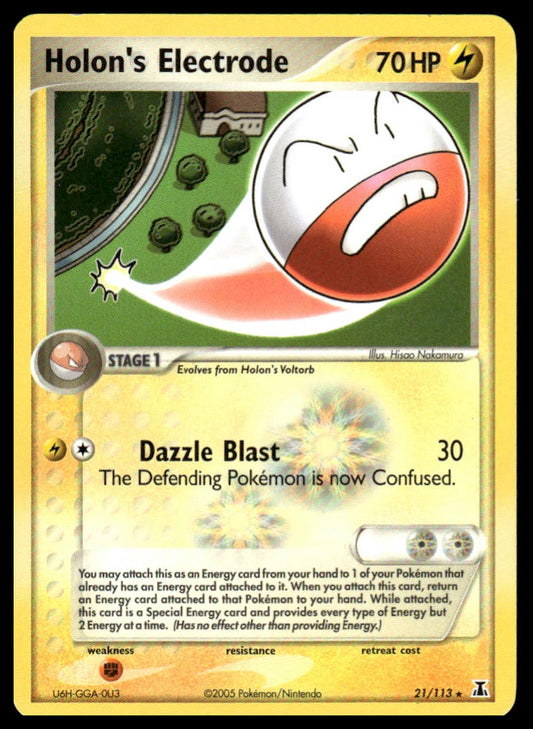 Pokemon TCG Holon's Electrode #21/113 Delta Species