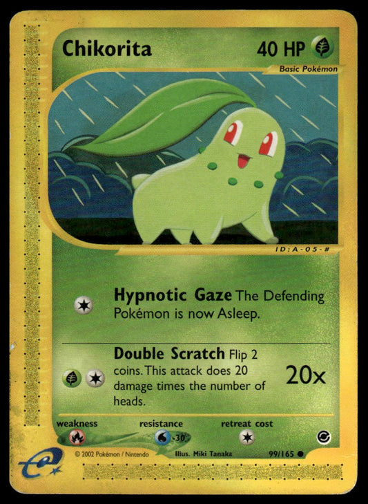 Pokemon TCG Chikorita (99) #099/165 Expedition