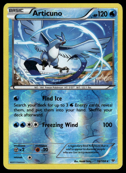 Pokemon TCG Articuno (16) #16/108 XY - Roaring Skies