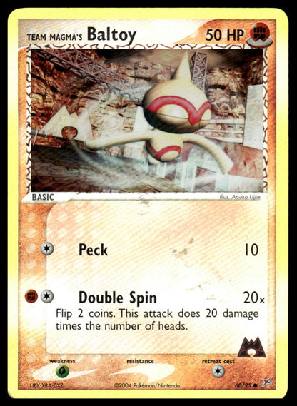 Pokemon TCG Team Magma's Baltoy #60/95 Team Magma vs Team Aqua