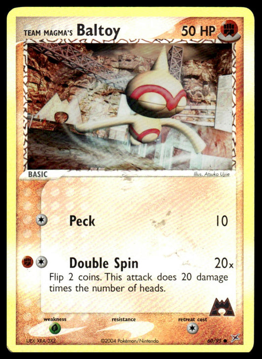 Pokemon TCG Team Magma's Baltoy #60/95 Team Magma vs Team Aqua