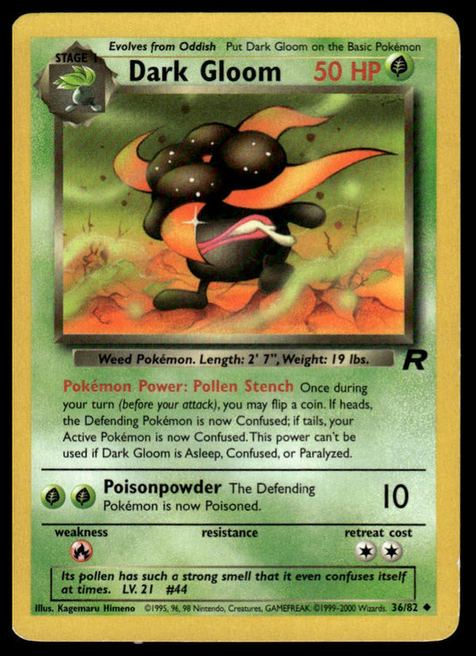 Pokemon TCG Dark Gloom #36/82 Team Rocket