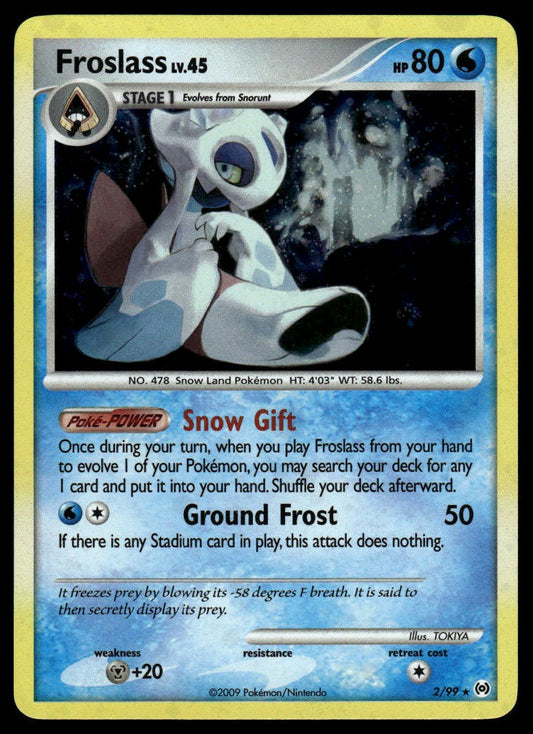 Pokemon TCG Froslass #2/99 Arceus