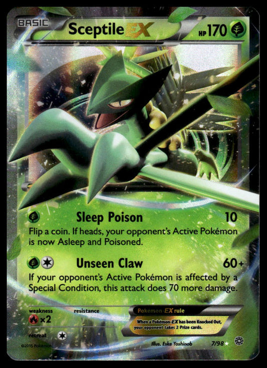 Pokemon TCG Sceptile EX #7/98 XY - Ancient Origins