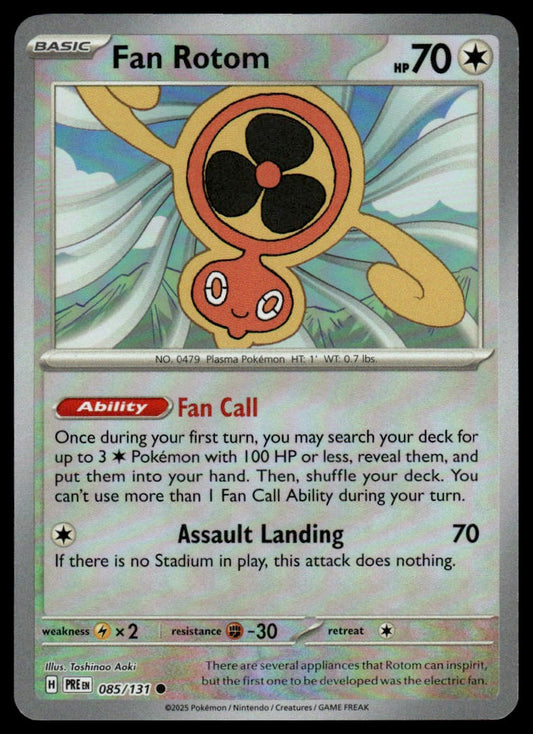 Pokemon TCG Fan Rotom #118/142 SV07: Stellar Crown