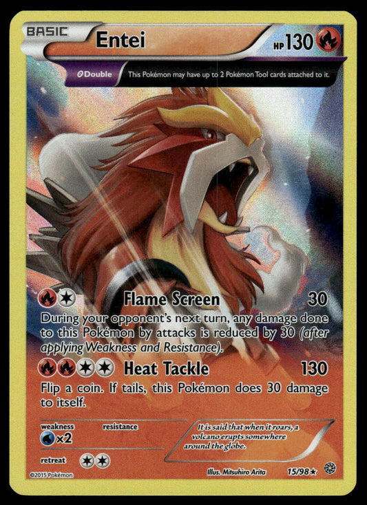 Pokemon TCG Entei (15) #15/98 XY - Ancient Origins
