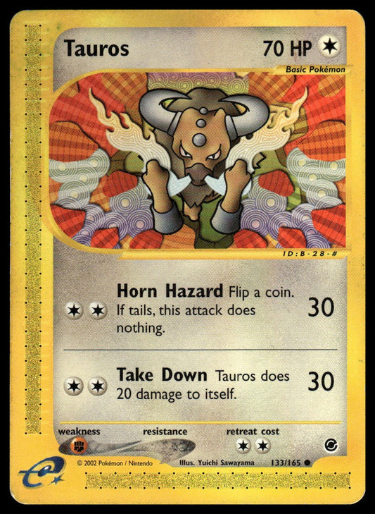 Pokemon TCG Tauros #133/165 Expedition