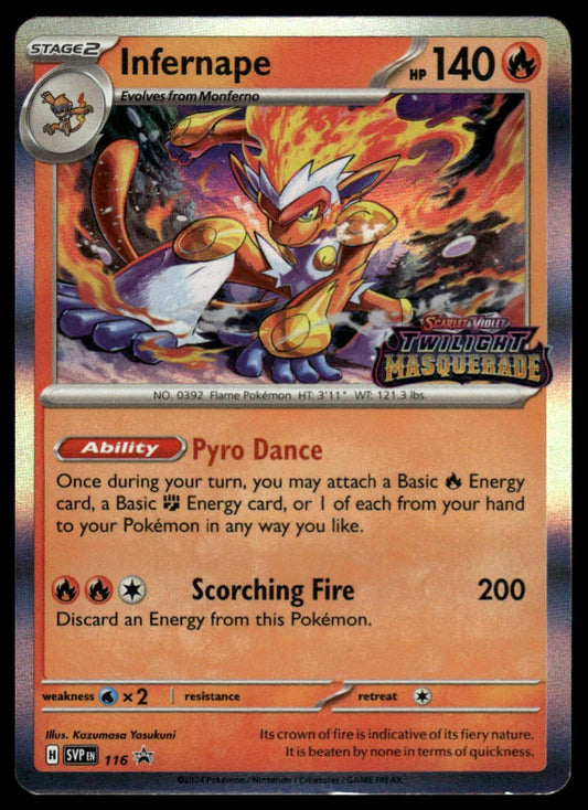 Pokemon TCG Infernape #116 SV: Scarlet & Violet Promo Cards