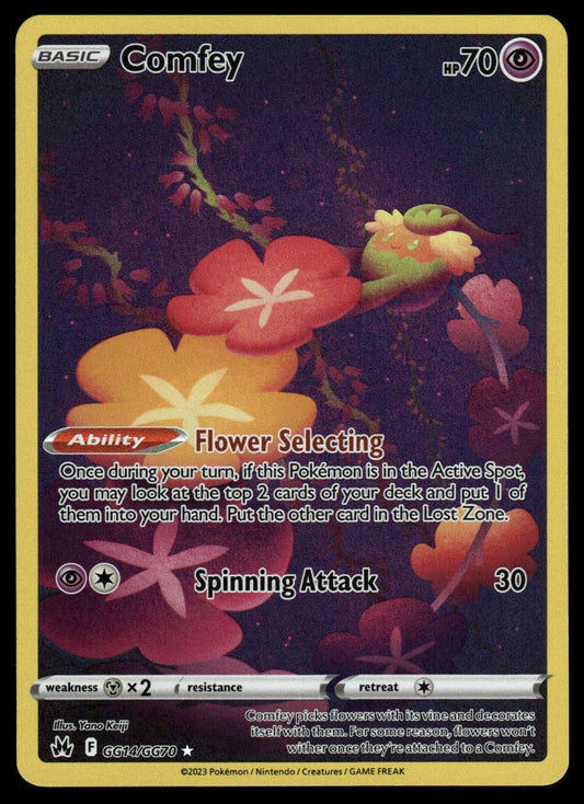 Pokemon TCG Comfey #GG14/GG70 Crown Zenith: Galarian Gallery