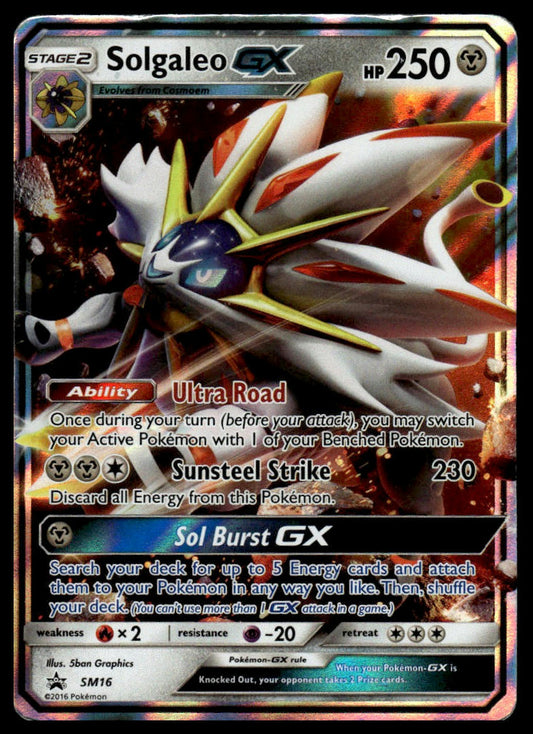Pokemon TCG Solgaleo GX #SM16 SM Promos