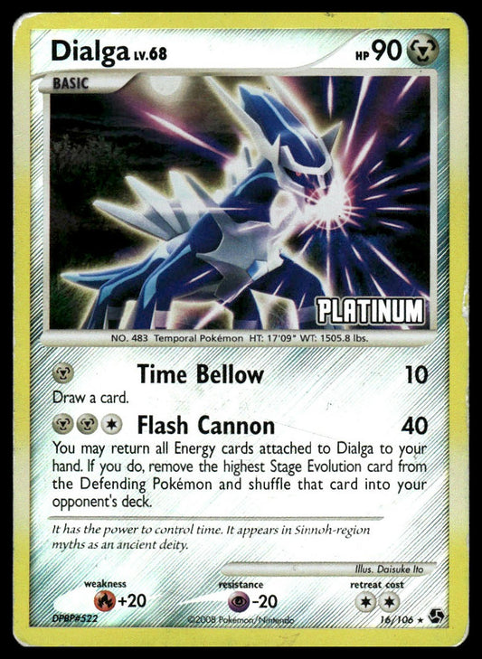 Pokemon TCG Dialga #016/106 Burger King Promos