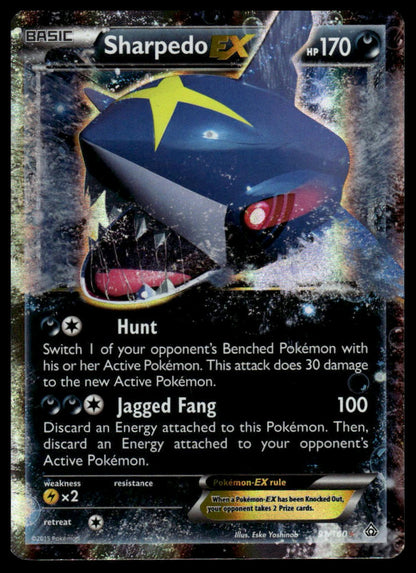 Pokemon TCG Sharpedo EX #91/160 XY - Primal Clash