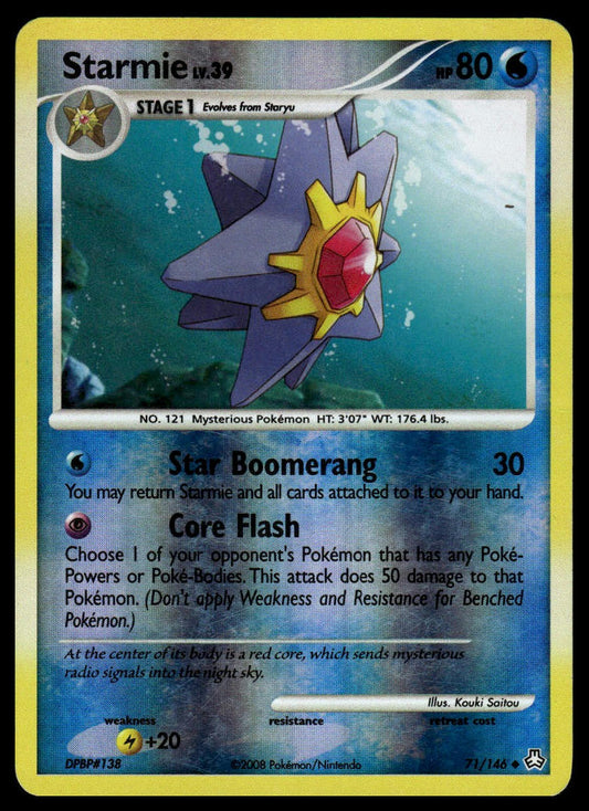 Pokemon TCG Starmie #71/146 Legends Awakened