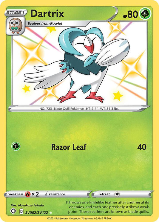 Pokemon Dartrix SV002/SV122 Shining Fates