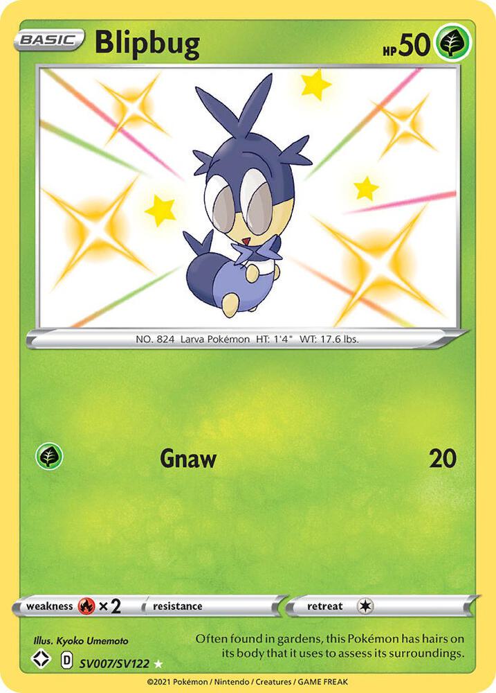 Pokemon Blipbug SV007/SV122 Shining Fates