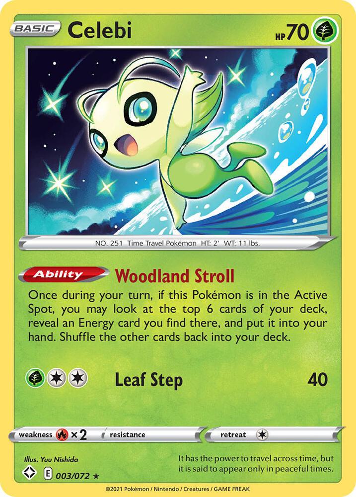 Pokemon Celebi 3/72 Shining Fates