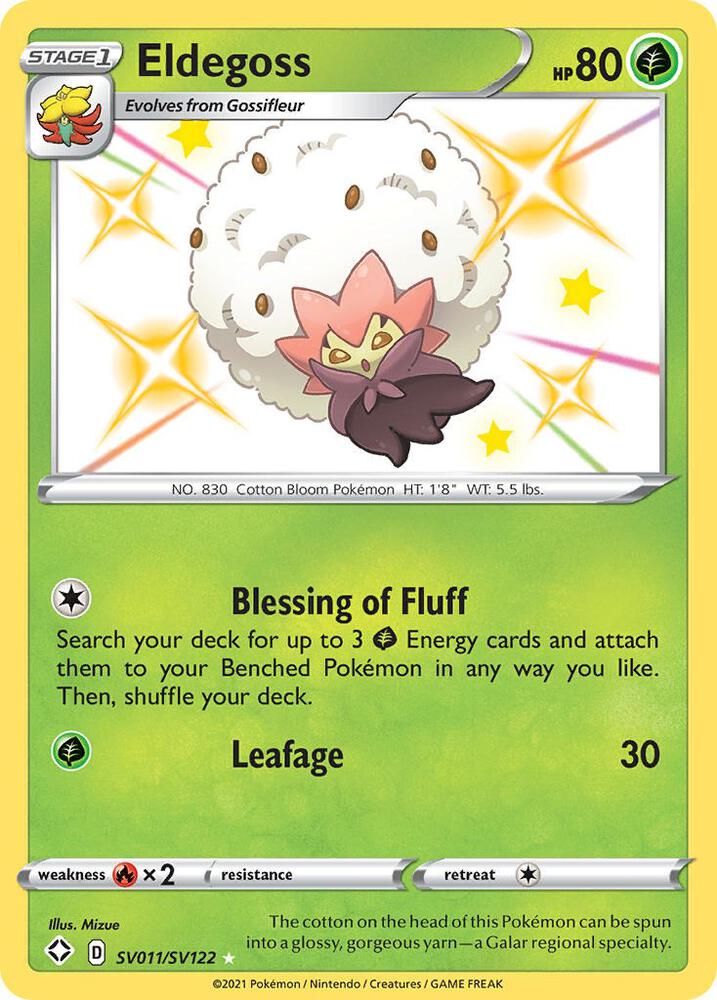 Pokemon Eldegoss SV011/SV122 Shining Fates