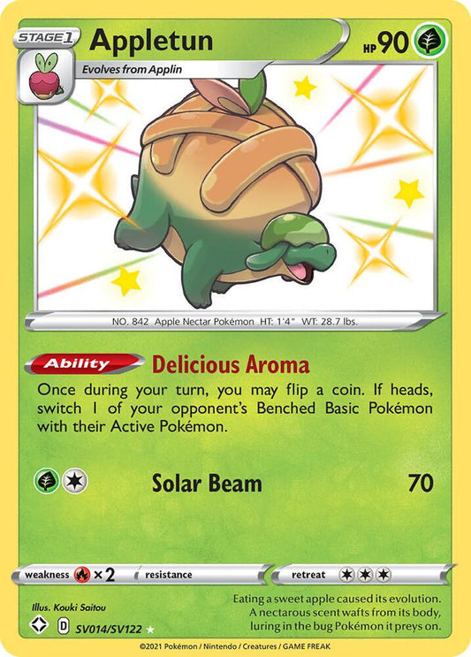 Pokemon Appletun SV014/SV122 Shining Fates