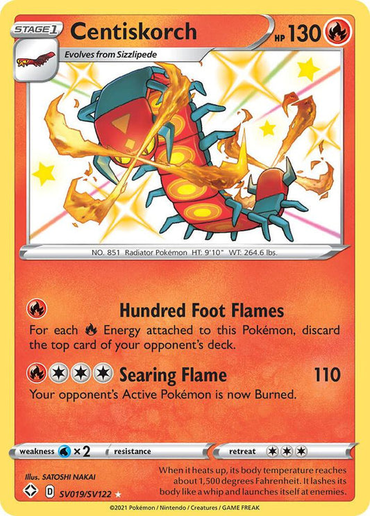 Pokemon Centiskorch SV019/SV122 Shining Fates