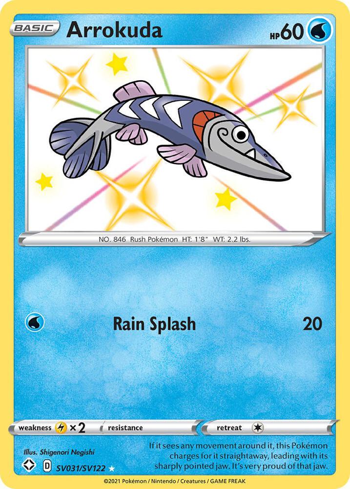 Pokemon Arrokuda SV031/SV122 Shining Fates