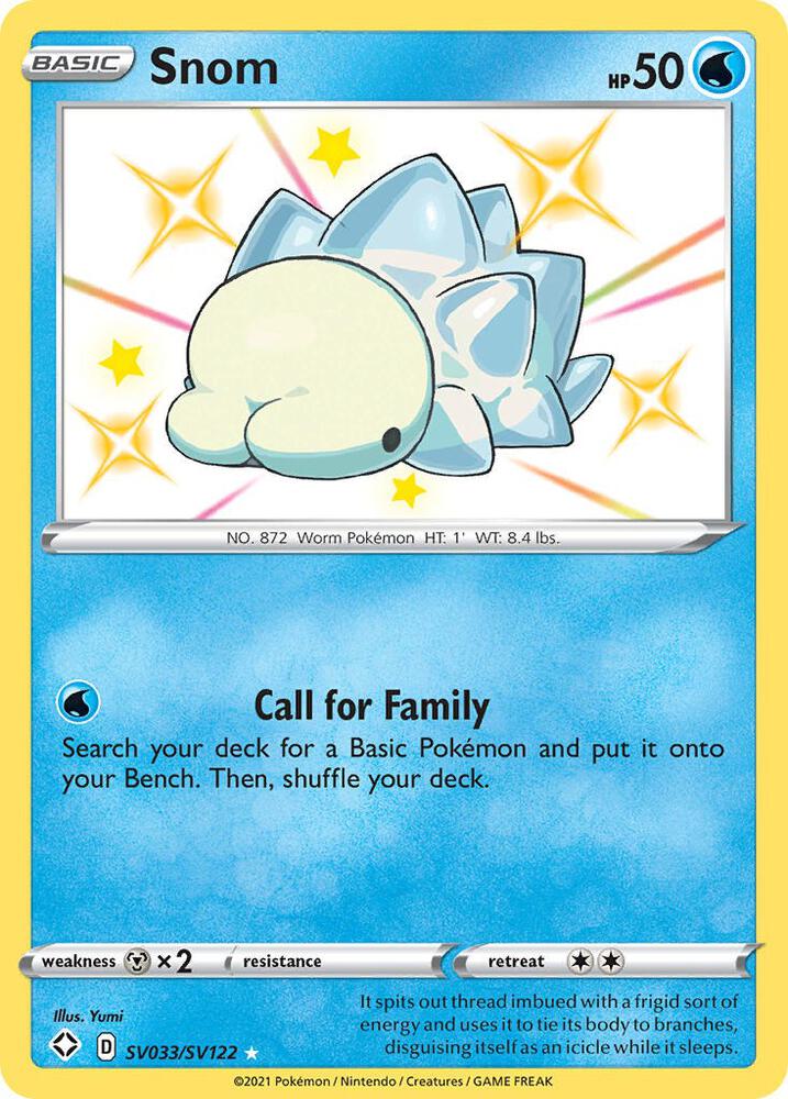 Pokemon Snom SV033/SV122 Shining Fates