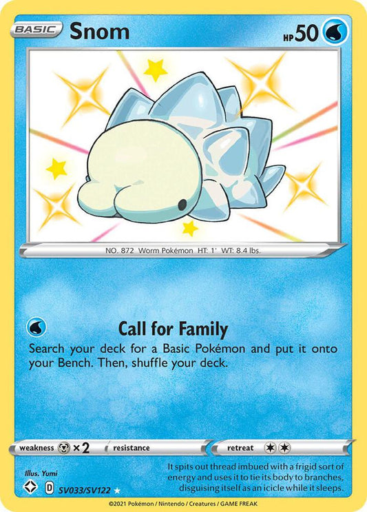 Pokemon Snom SV033/SV122 Shining Fates