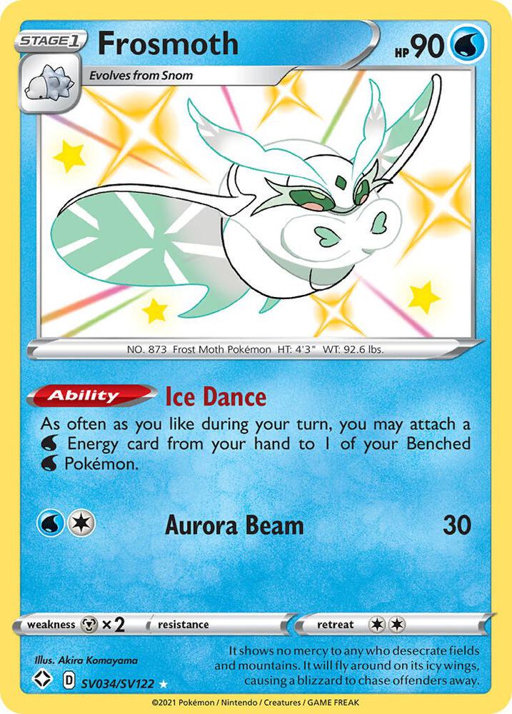 Pokemon Frosmoth SV034/SV122 Shining Fates