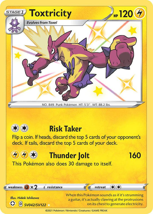 Pokemon Toxtricity SV042/SV122 Shining Fates