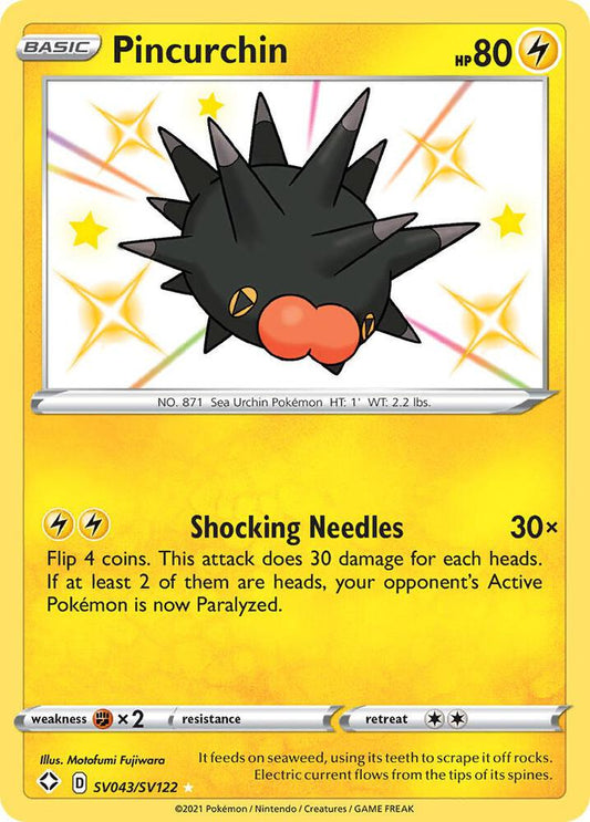 Pokemon Pincurchin SV043/SV122 Shining Fates