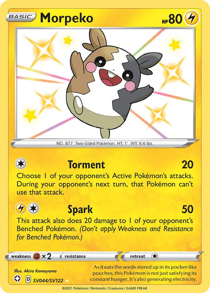 Pokemon Morpeko SV044/SV122 Shining Fates