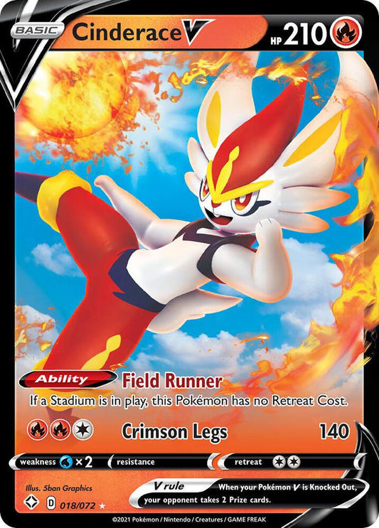 Pokemon Cinderace V 18/72 Shining Fates