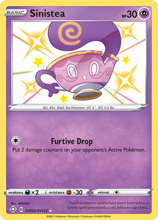 Pokemon Sinistea SV052/SV122 Shining Fates