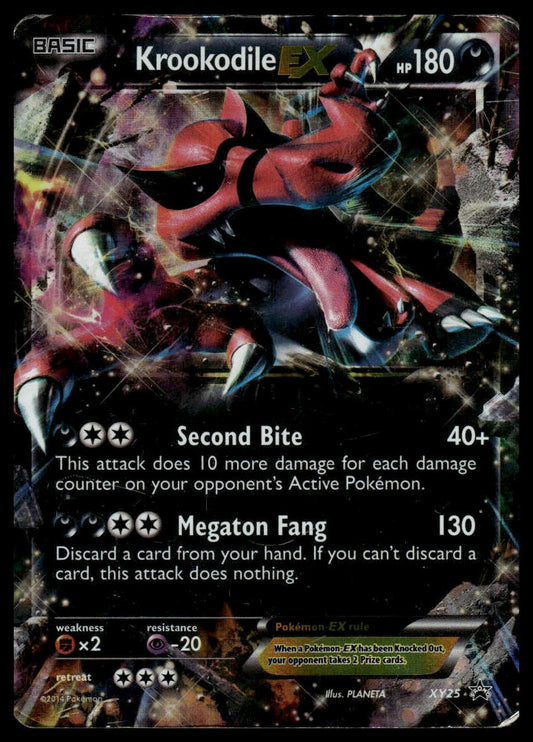 Pokemon TCG Krookodile EX #XY25 XY Promos
