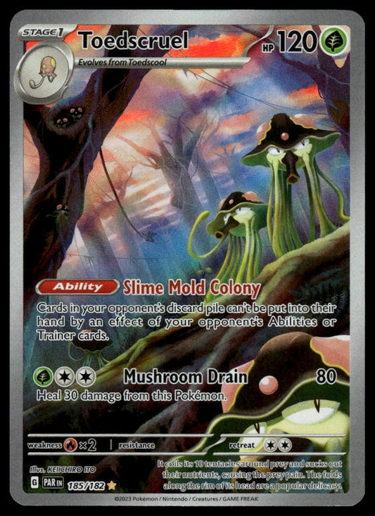 Pokemon TCG Toedscruel #185/182 SV04: Paradox Rift