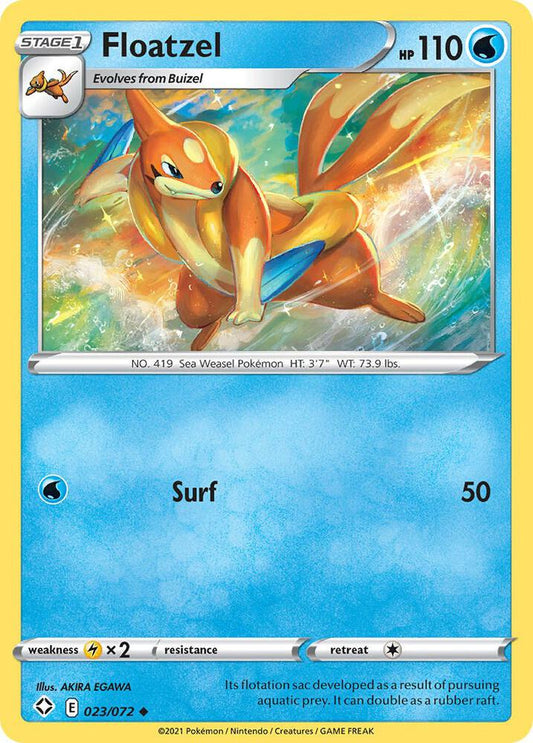 Pokemon Floatzel 23/72 Shining Fates
