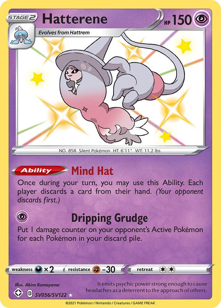 Pokemon Hatterene SV056/SV122 Shining Fates