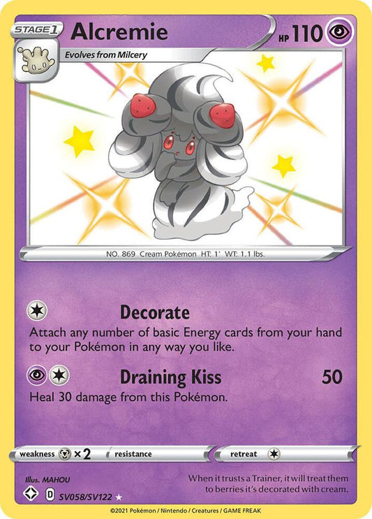 Pokemon Alcremie SV058/SV122 Shining Fates