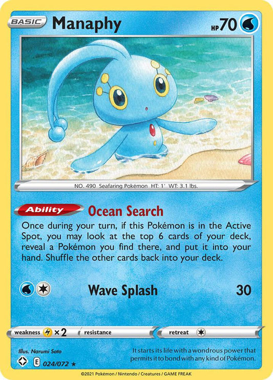 Pokemon Manaphy 24/72 Shining Fates