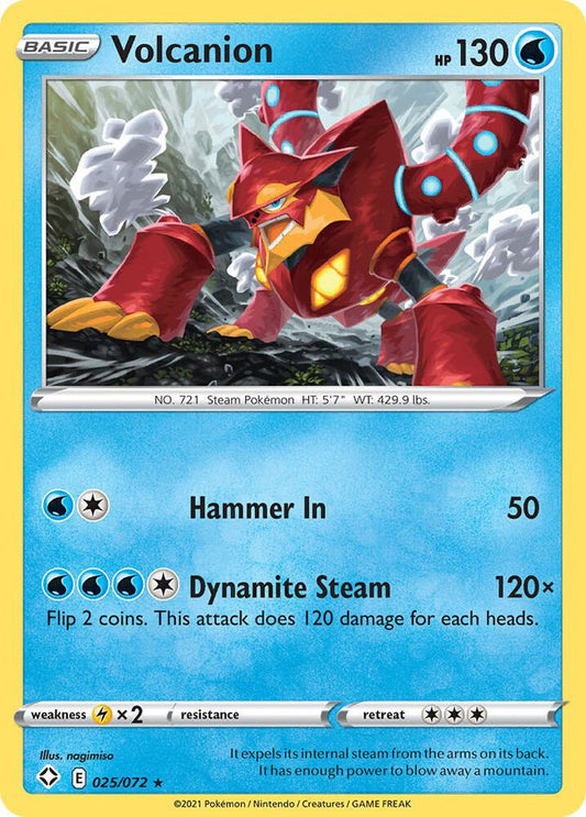 Pokemon Volcanion 25/72 Shining Fates