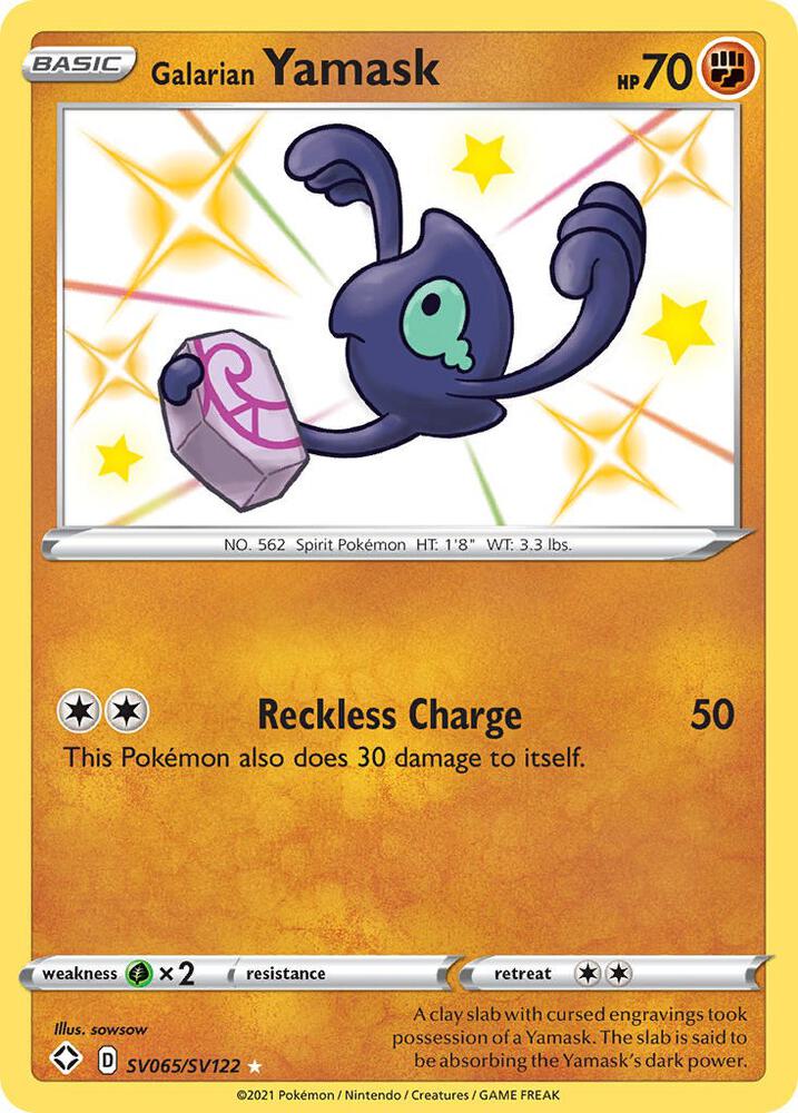 Pokemon Galarian Yamask SV065/SV122 Shining Fates