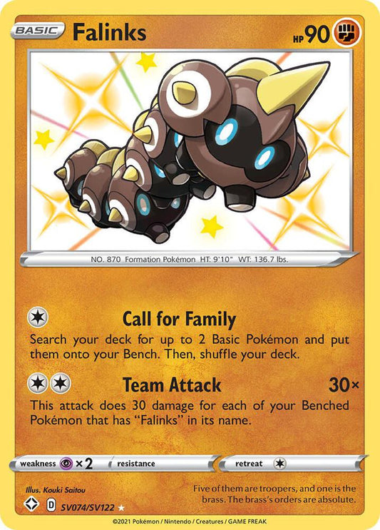 Pokemon Falinks SV074/SV122 Shining Fates