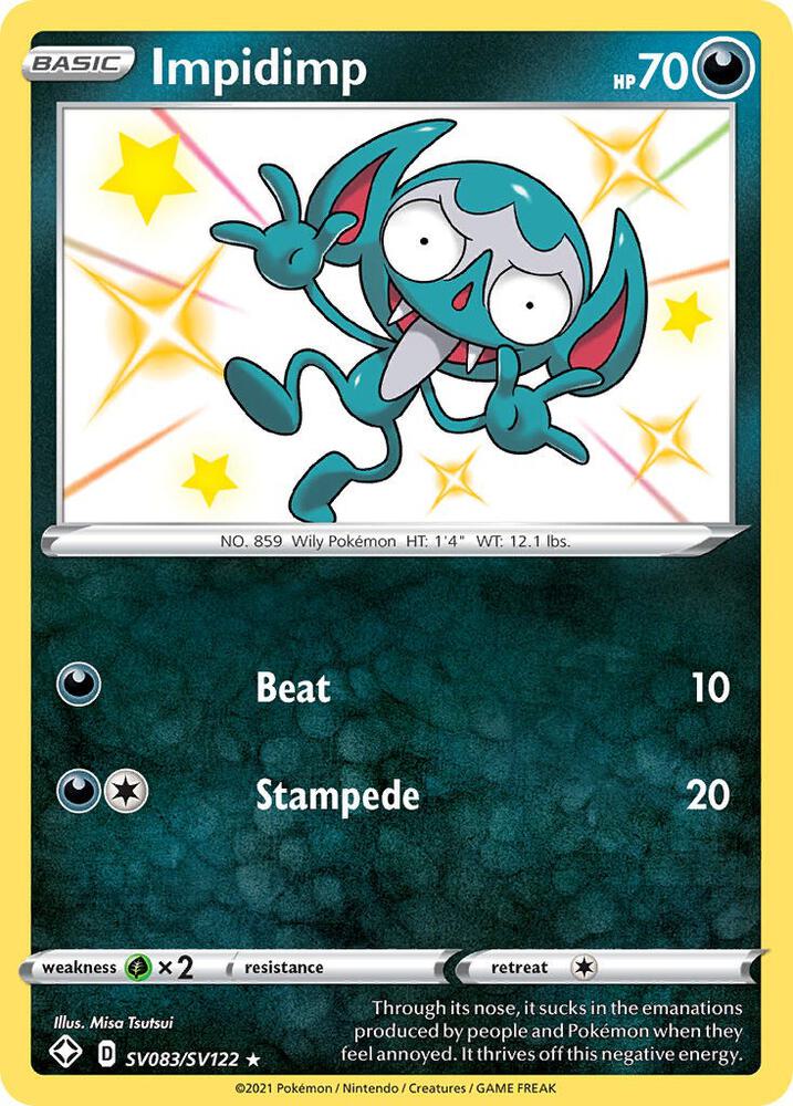 Pokemon Impidimp SV083/SV122 Shining Fates