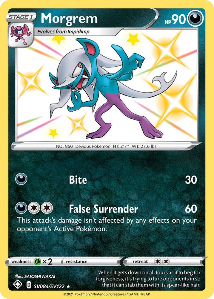 Pokemon Morgrem SV084/SV122 Shining Fates