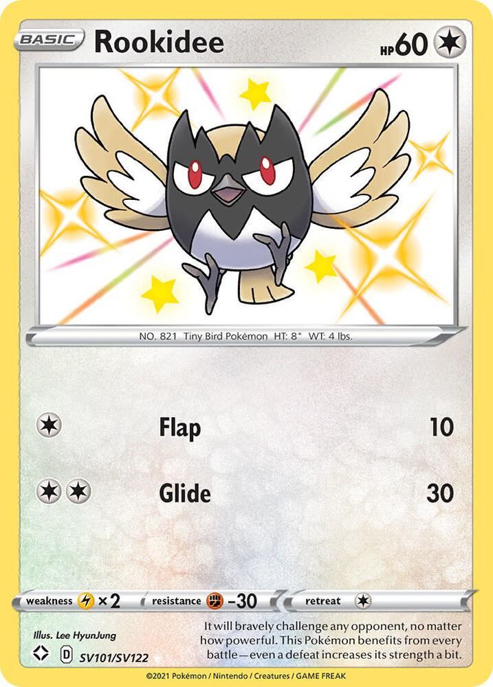 Pokemon Rookidee SV101/SV122 Shining Fates